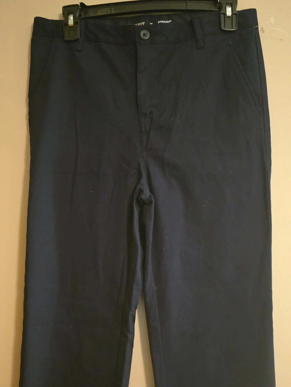 New Old Navy Bioys Size 16 Dark Navy Khaki Pants